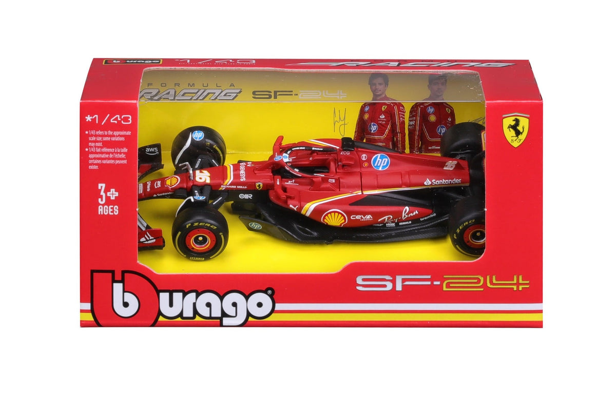 Burago - 1/43 Ferrari F1 SF-24 2024 (Assorted Drivers) – Jix Hobbies