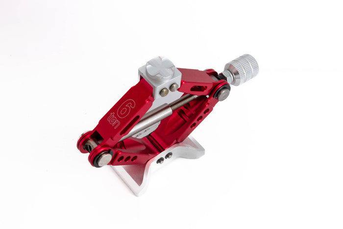Details - Aluminium Scissor Jack Adjustable (#)
