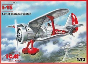 Kit of ICM - 1/72 I-15 Soviet Fighter