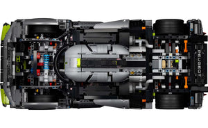 LEGO 42156 - Peugeot 9x8 24H Le Mans Hybrid Hypercar top view