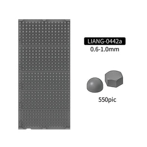 LIANG - Model Nuts and Bolts A 0.6-1.0mm (Bolt Heads and Rivets)