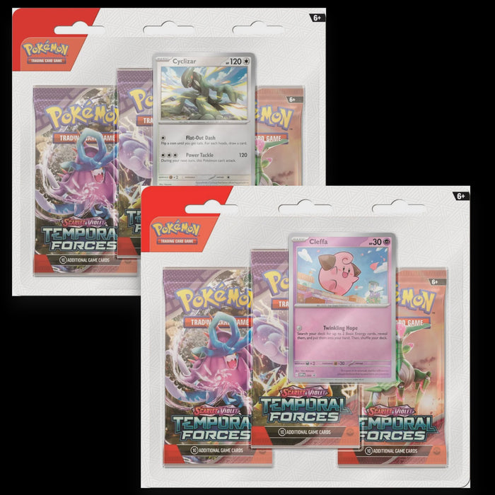 Pokémon - Scarlet & Violet 5 Temporal Forces: 3-pack Blister