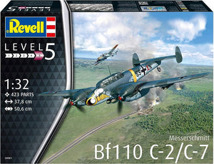 Box of the Revell - 1/32 Messerschmidtt BF110 C-2/C-7