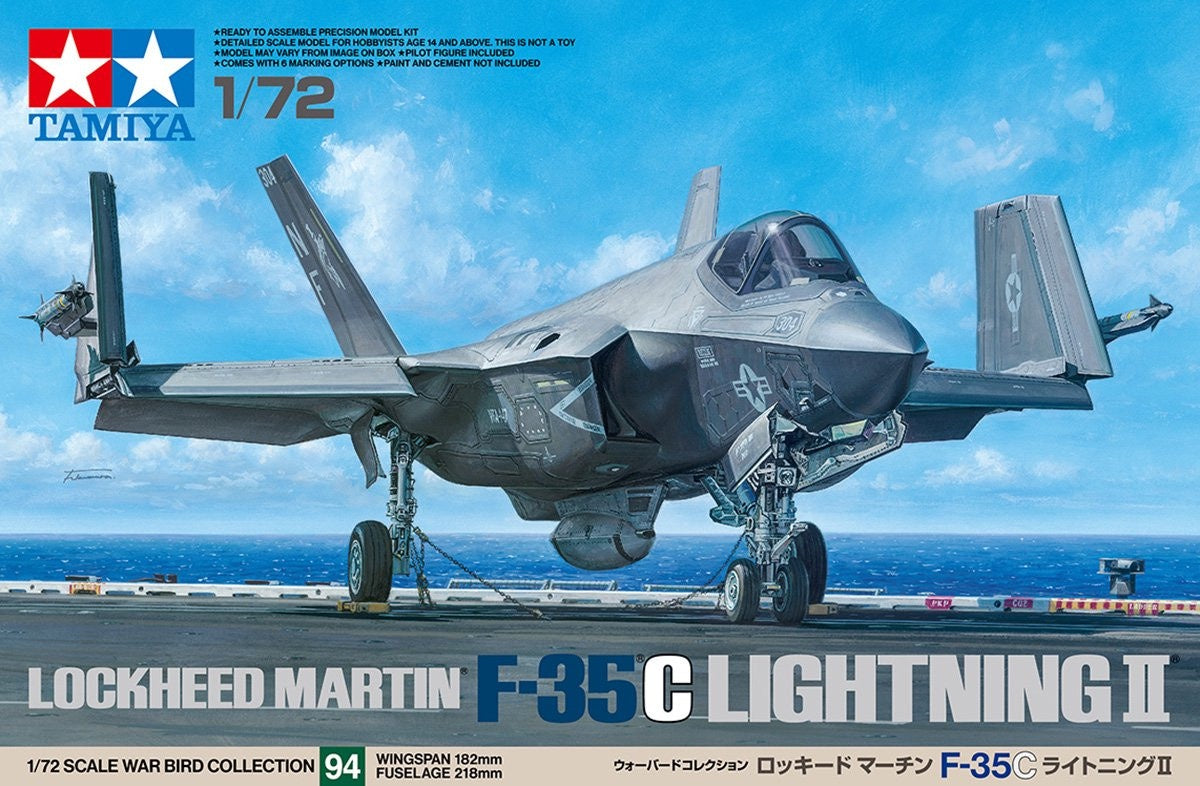 Tamiya - 1/72 Lockheed Martin F35C Lightning II – Jix Hobbies