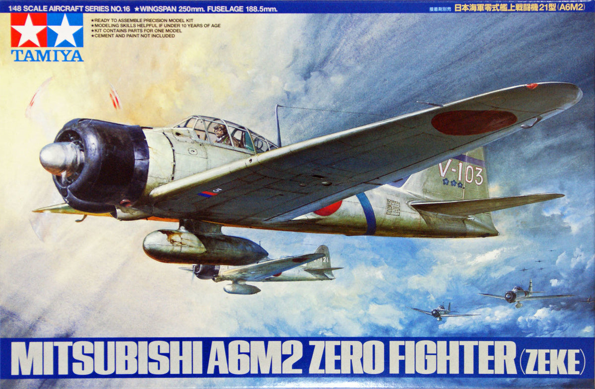 Tamiya - 1/48 A6M2 Type 21 Zero Fighter – Jix Hobbies