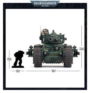 GW - Warhammer 40k Aatra Militarum: Rogal Dorn Battle Tank  (47-31)