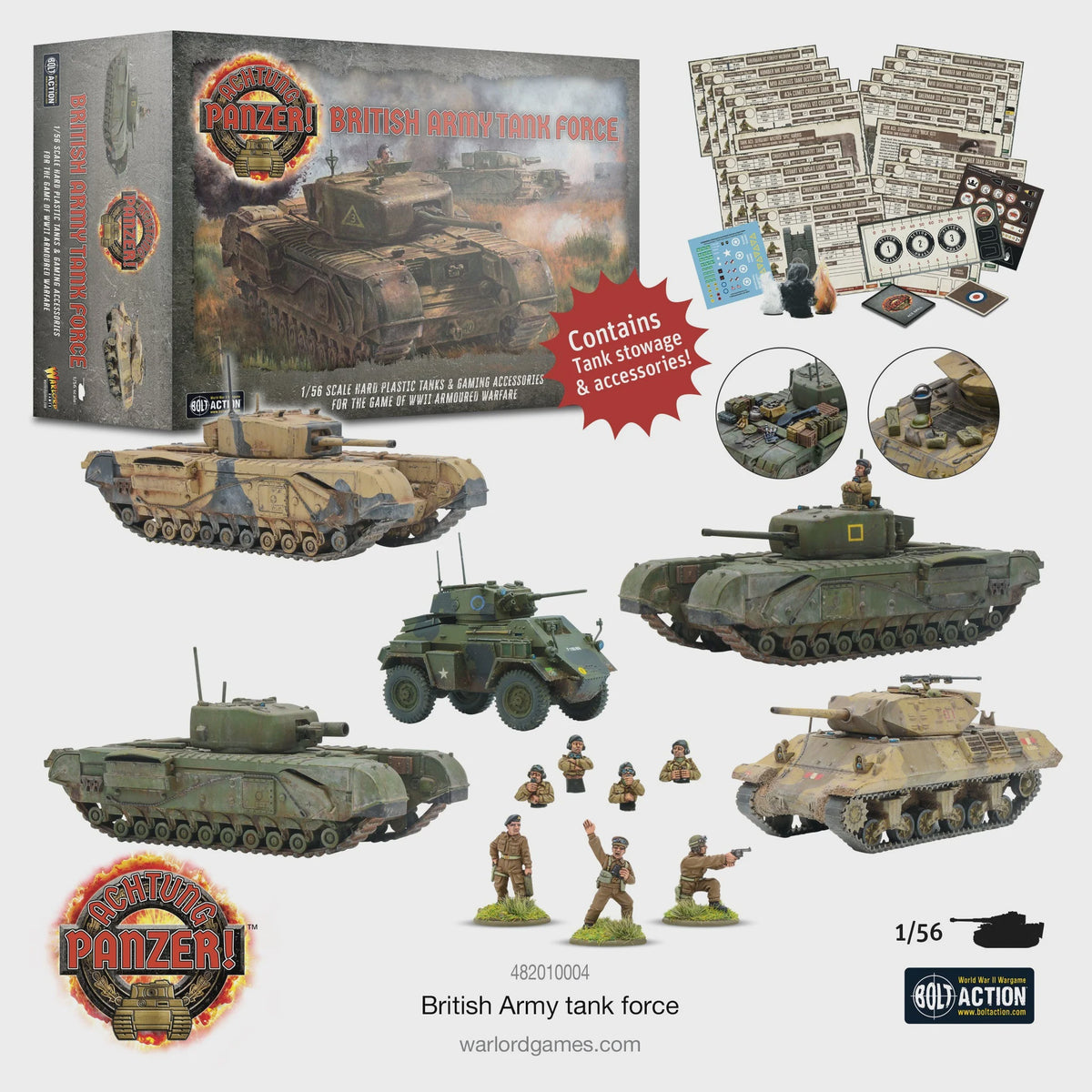 Warlord - Achtung Panzer! British Army Tank Force – Jix Hobbies