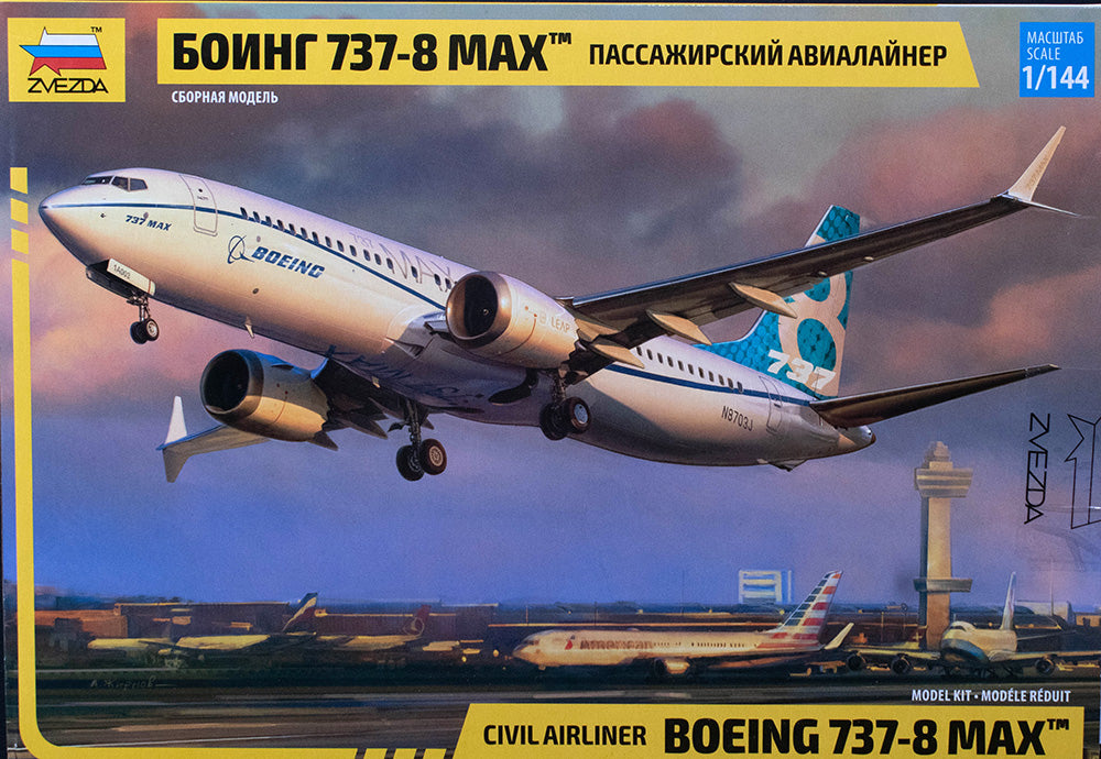 Zvezda - 1/144 Boeing 737-8 Max – Jix Hobbies