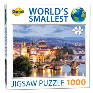 Cheatwell - World's Smallest 1000 Piece Puzzle - Prague Bridges (1000pcs)