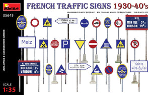 Miniart - 1/35 French Traffic Signs WWII