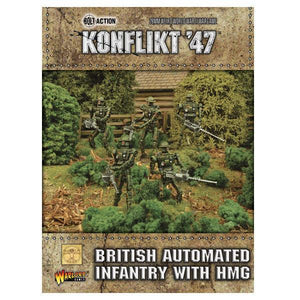 Warlord - Konflikt '47 British Automated Infantry w/HMG