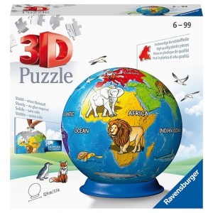 Ravensburger - Puzzle Ball - Childrens Globe (72pcs) (3D)