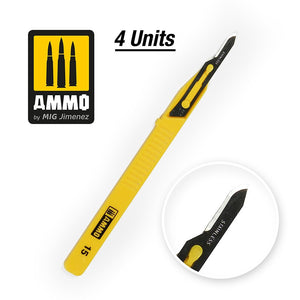 AMMO - 8689 Mini Blade Curved (4 pcs.)