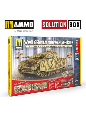 AMMO - SOLUTION BOX - WWII German Mid-War Vehicles