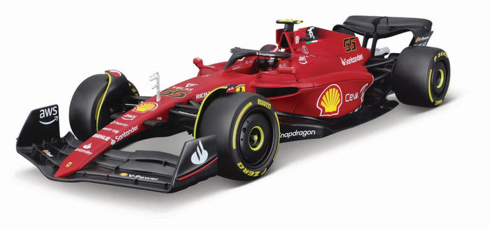 Burago - 1/18 Ferrari F1-75 2022 - #55 C.Sainz