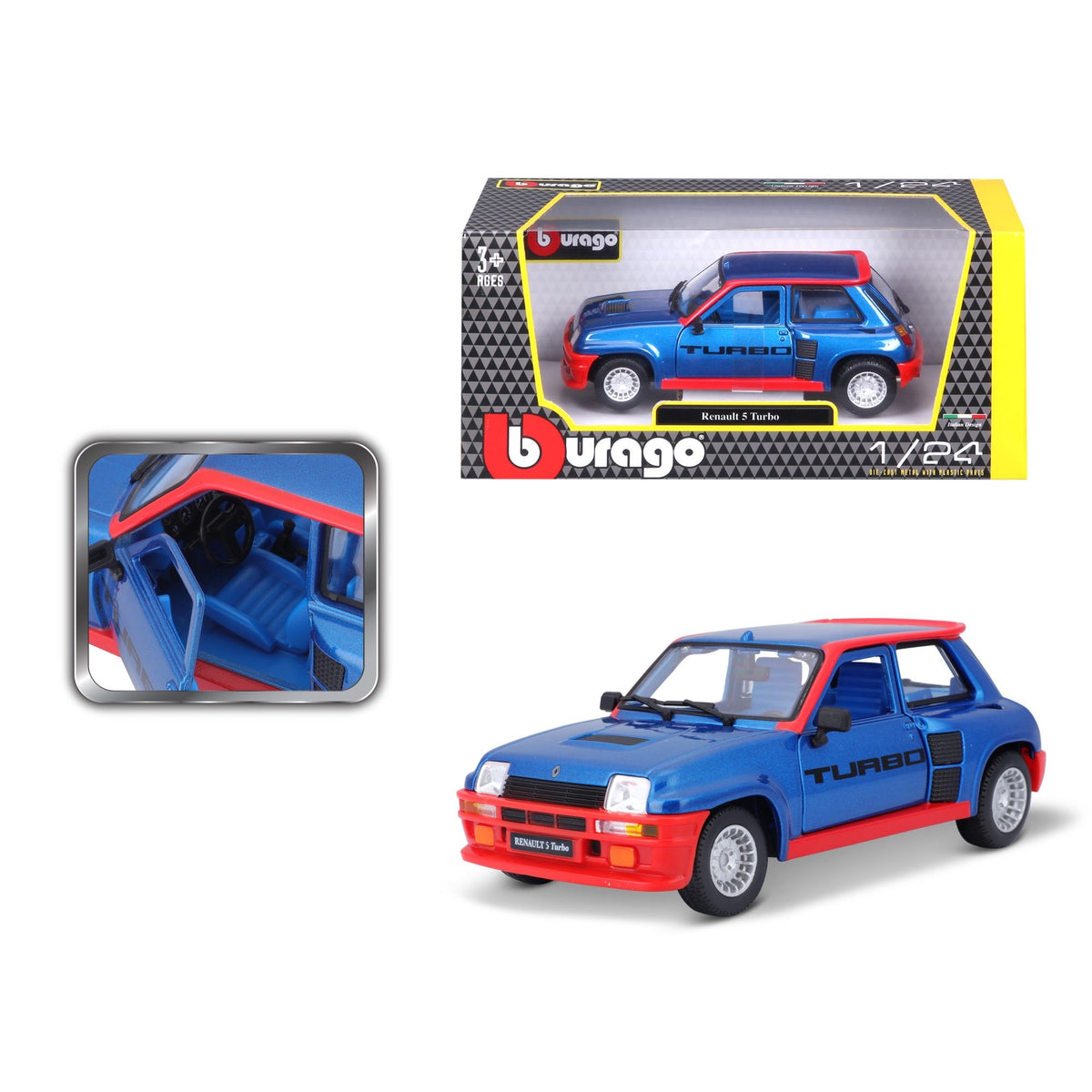 Burago - 1/24 Renault 5 Turbo – Jix Hobbies