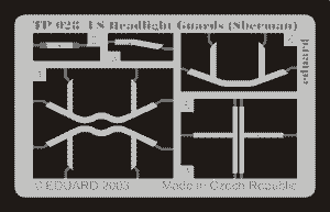 Eduard - 1/35 US Headlight Guards (Sherman) (Photo-etched) TP028