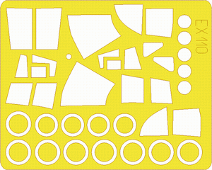 Eduard - 1/48 V-22 Osprey Masking Sheet (for Italeri) EX110