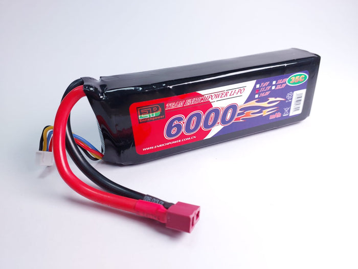 Enrichpower - 11.1V Battery 6000mAH Lipo 35C (Deans)