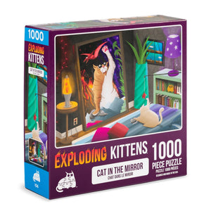 Exploding Kittens Puzzle - Cat Mirror (1000pcs)