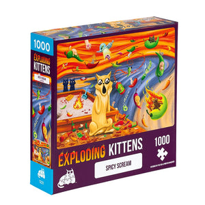 Exploding Kittens Puzzle - Spicy Scream (1000pcs)