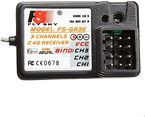 Flysky - 2.4GHz 3 Channel Receiver FS-GR3E (for GT2 & GT3)