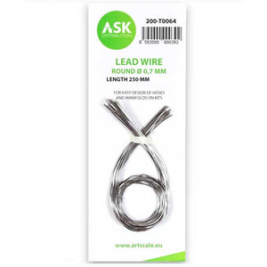 Art Scale Kit - Lead Wire - Round  0.7 mm x 250 mm (16 pcs)