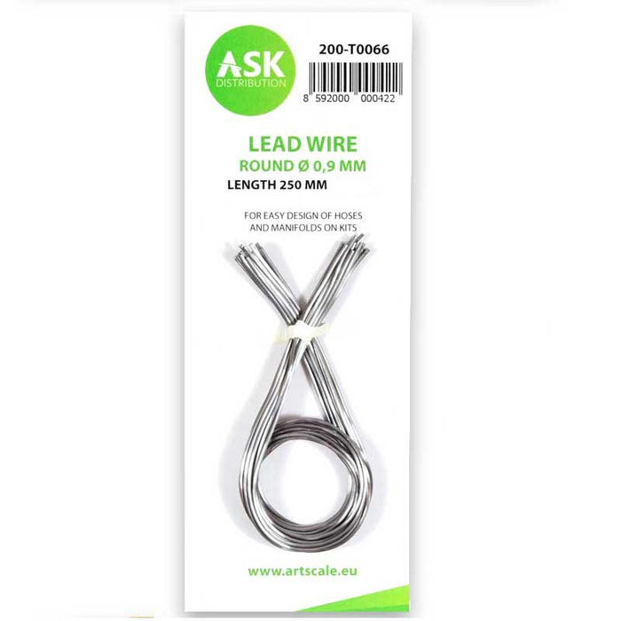 Art Scale Kit - Lead Wire - Round  0.9 mm x 250 mm (14 pcs)
