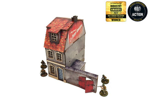 Micro Art Studio - WW2 Normandy Townhouse 1 PREPAINTED H00125