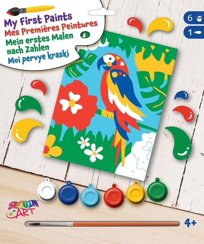 KSG Paint By Numbers My First Paints Parrot Jix Hobbies