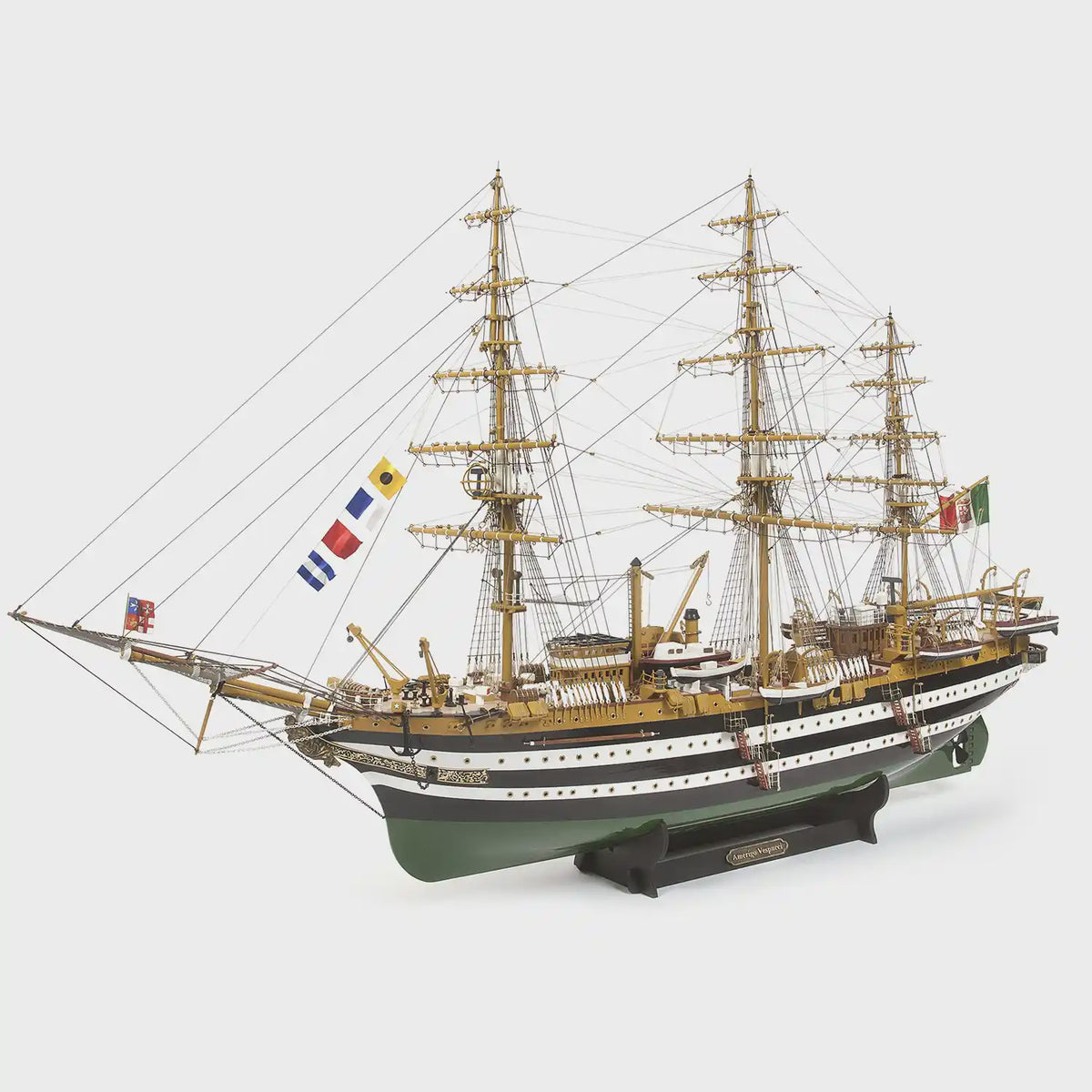 Amerigo Vespucci Modellbausatz - Holz Schiff 1:100 Mit 600 Teilen