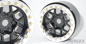 SSD - 1.9" Boxer Beadlock Wheels (Black) (2pcs)