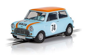 Scalextric - (C4325) Austin Mini Cooper S - Gulf Edition Nick Riley & Gabriele Tarquini