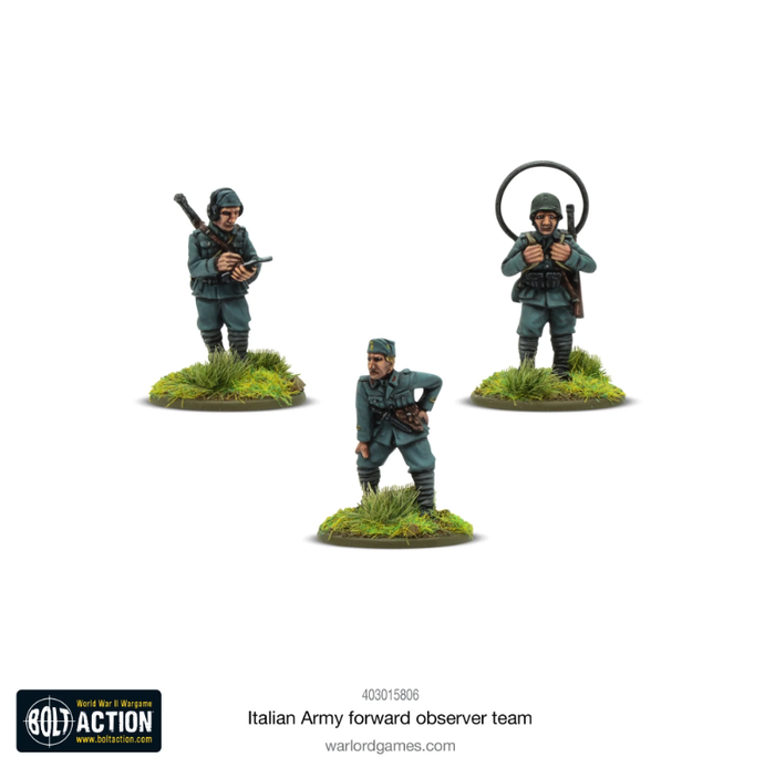 Warlord - Bolt Action  Italian Army Forward Observer Team