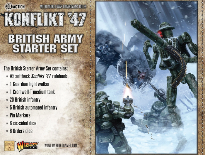 Warlord - Konflikt '47 British Army Starter Set (Plastic/Metal/Resin)
