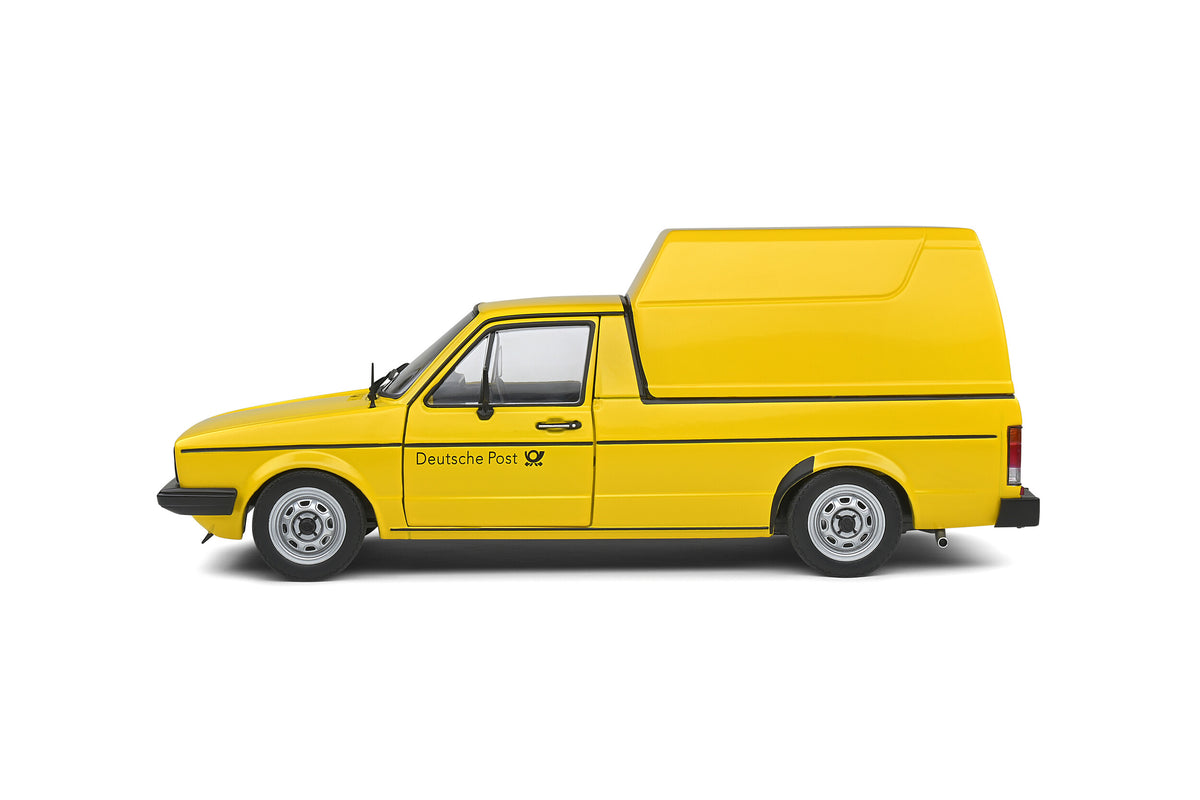 Solido - 1/18 Volkswagen Caddy Mk.1 German Post Yellow 1982 – Jix
