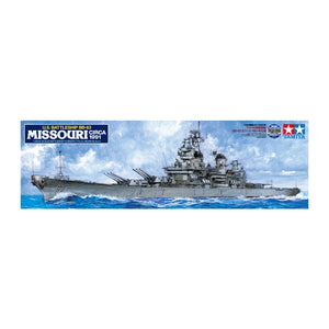Tamiya - 1/350 Missouri BB-63 US Battleship - Circa 1991 box art