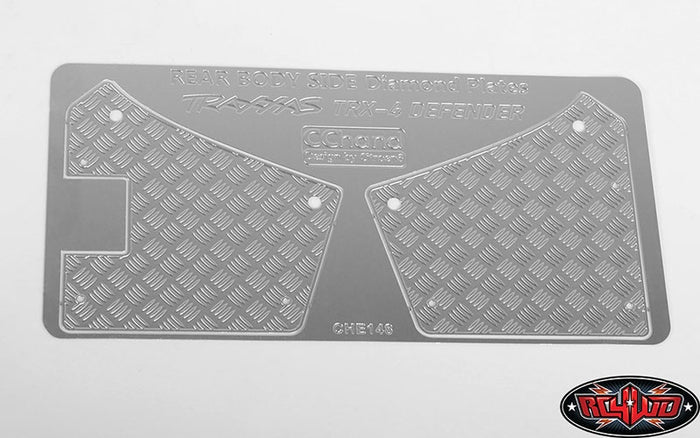 CC Hand - Diamond Plate Rear Fender Quarters for TRX-4