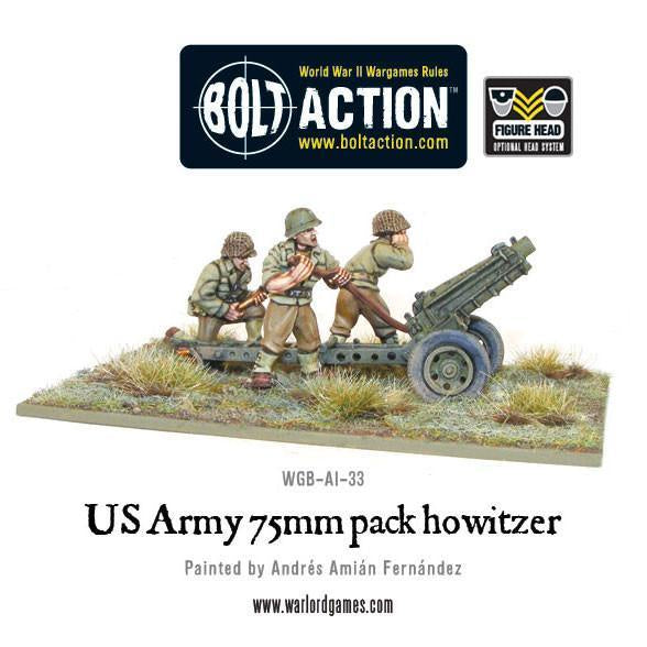 Warlord - Bolt Action  US Army 75mm Howitzer