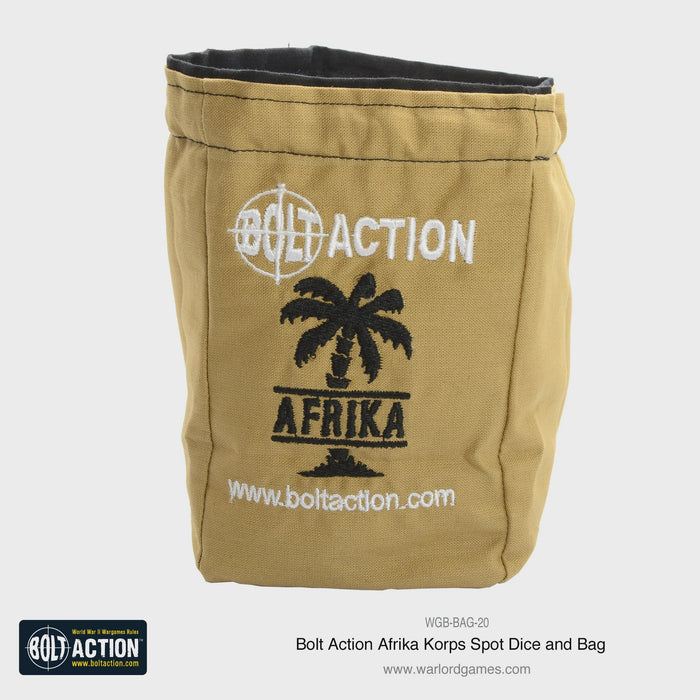 Warlord - Bolt Action  Dice Bag - Afrika Korp