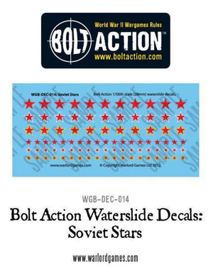 Warlord - Bolt Action Decals - Soviet Stars
