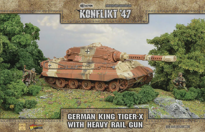 Warlord - Konflikt '47 King Tiger-X w/ Heavy Rail Gun