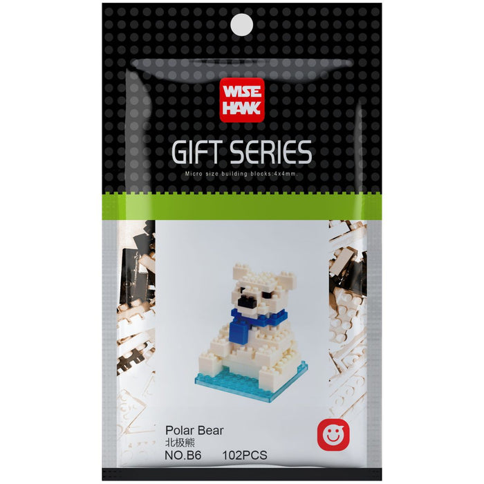 Wisehawk - Polar Bear Micro Blocks (102pcs)