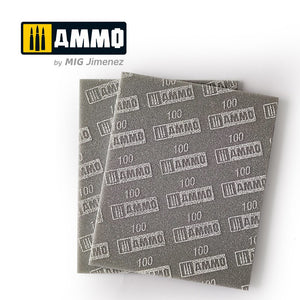 AMMO - 8555 Sanding Sponge Sheet (100) - 2 pcs.
