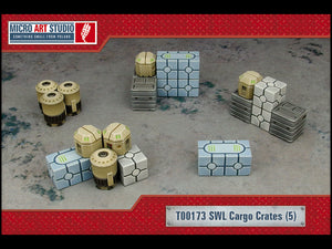 Micro Art Studio - SWL Cargo Crates Unpainted (T00173)