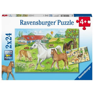 Ravensburger - At The Stables (2x24pcs)