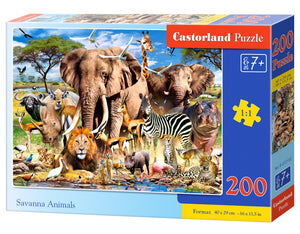 Castorland - Savanna Animals (200pcs)