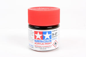 Tamiya - X-27 Clear Red Acrylic