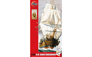 Airfix - 1/120 H.M. Bark Endeavour (Set Incl.Paint)