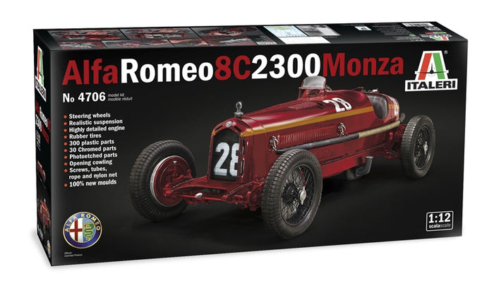 Italeri - 1/12 Alfa Romeo 2300 8C Monza